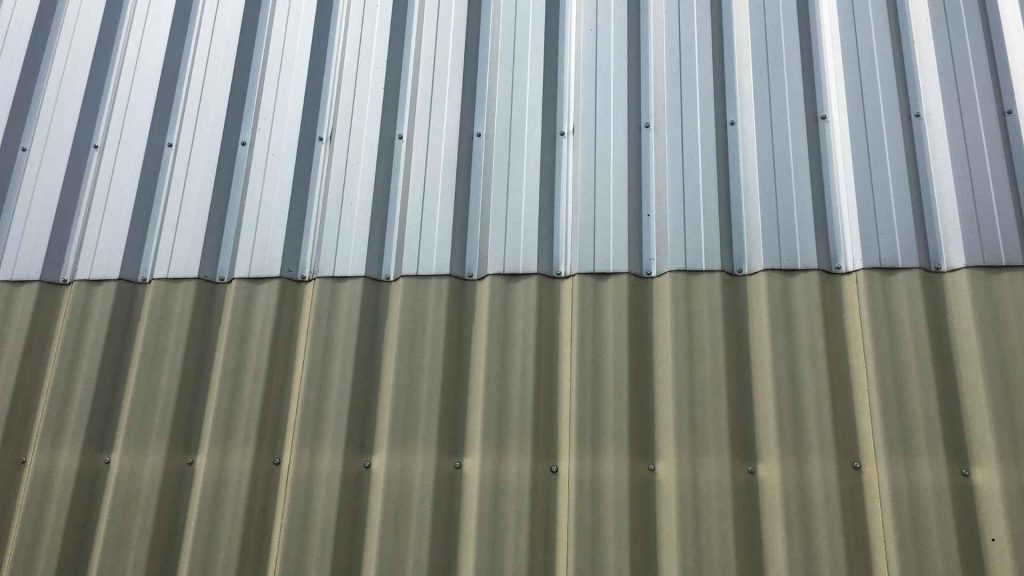 High-quality exposed fastener metal roofing panels installed for long-lasting results.