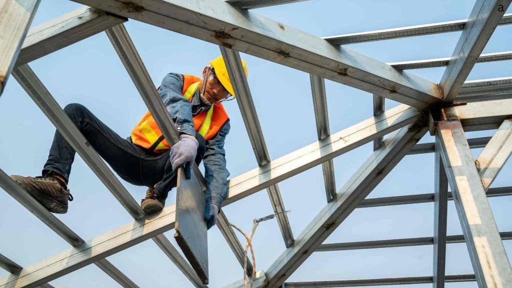 commercial metal roofing installation in Birmingham near Railroad Park 35203.