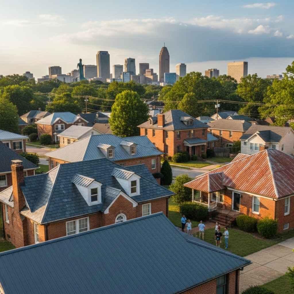 Birmingham metal roofing Alabama.